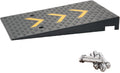 Rubber Kerb Ramps 4-7 inches Height, Heavy Duty Threshold Ramps for Driveway, Mobility Scooter/Step, 20 Ton Load Capacity(Rise 5 inch/13cm)