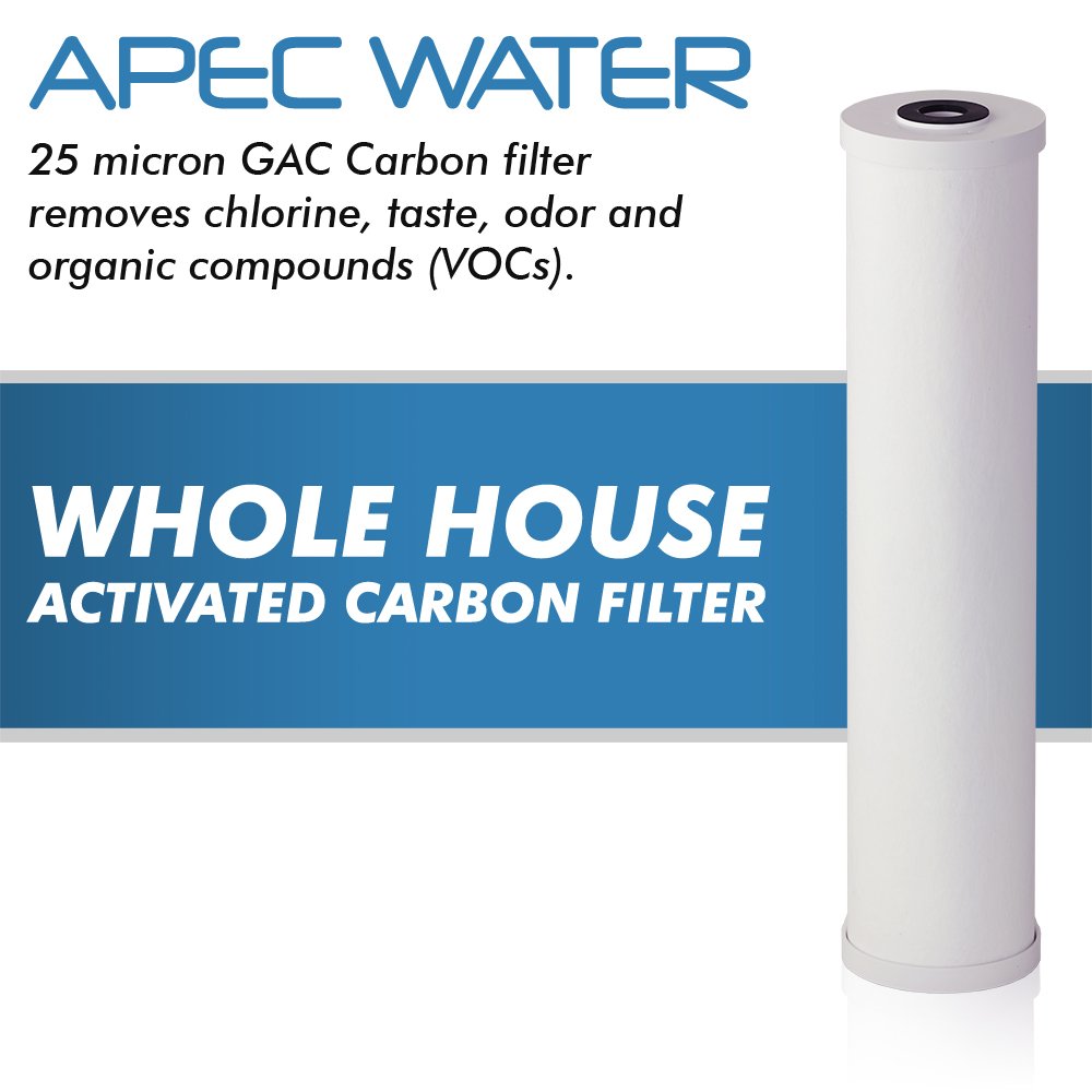 APEC Water Systems CB1-CAB20-BB APEC Whole House Carbon Water Filter with 20' BB Home Filtration System