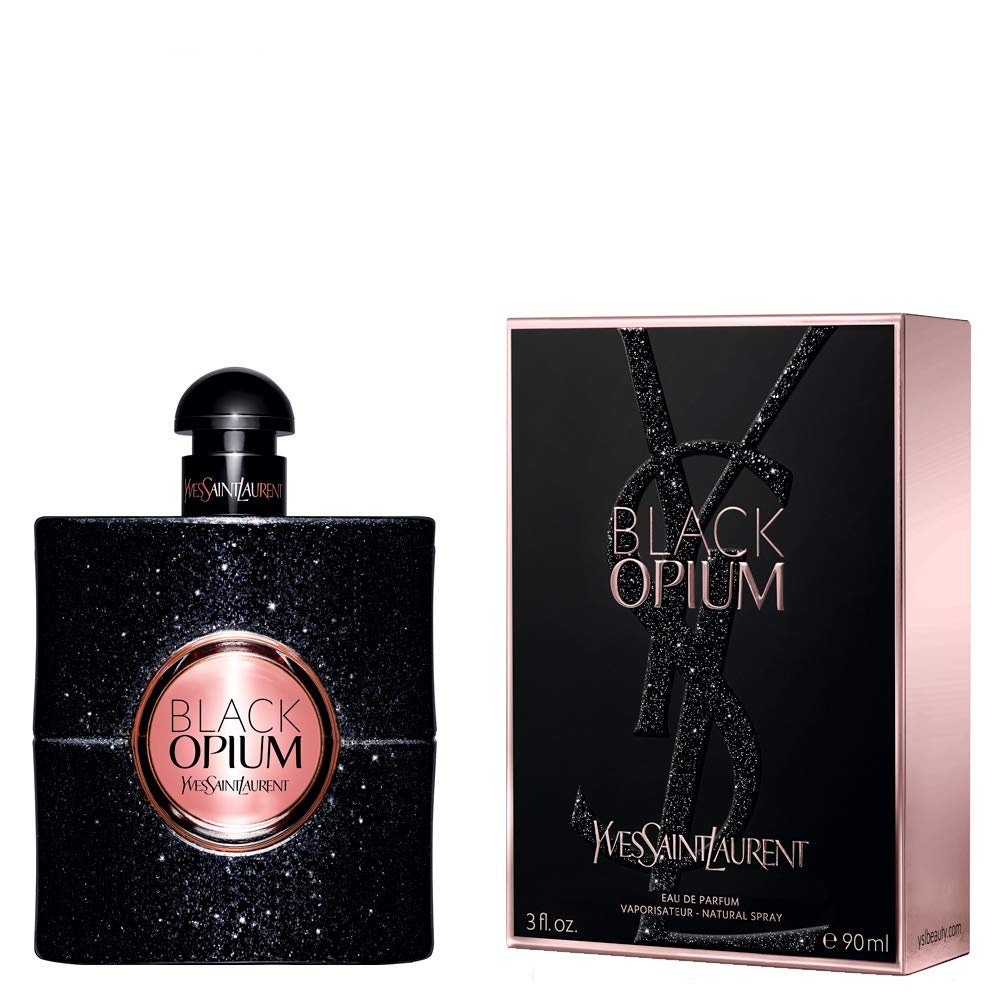 Yves Saint Laurent Eau De Parfum Spray for Women, Black Opium, 3 Ounce |