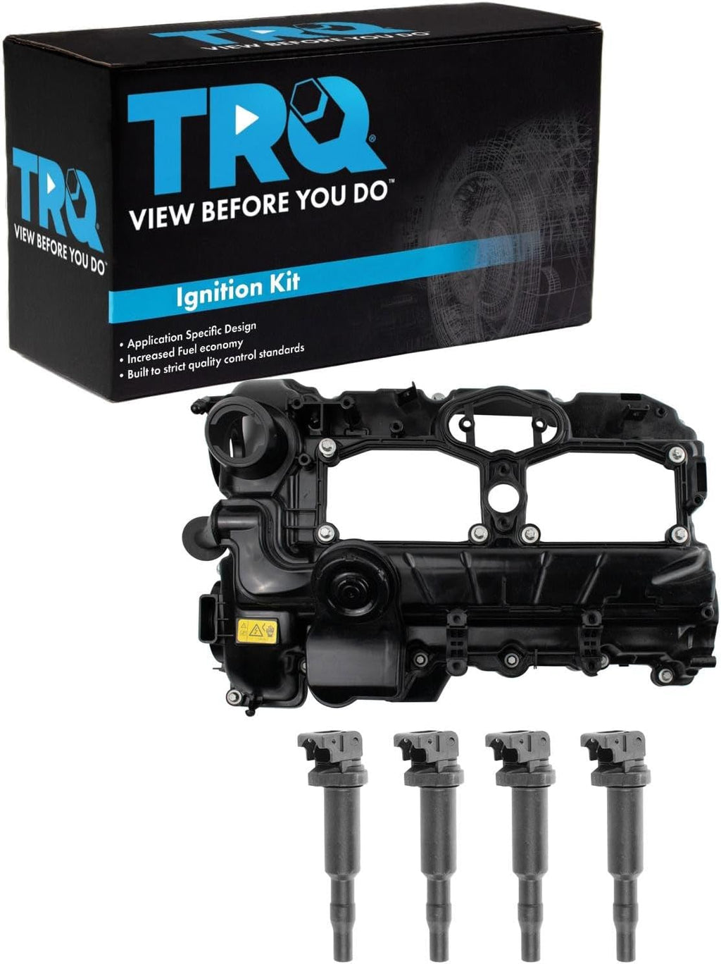 TRQ Ignition Coil Kit 5 Piece Compatible with 2012-2016 BMW 328i 328i xDrive 328i GT xDrive 320i 320i xDrive 528i 528i xDrive 228i 228i xDrive 428i 428i xDrive X1 X3 Z4