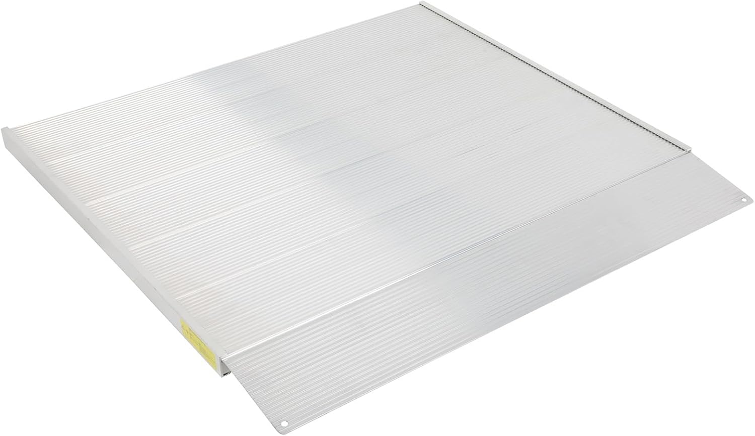 cciyu 36 Inch Threshold Ramp with Adjustable, Threshold Ramp for doorways Wheelchairs Walker Scooter and Uneven Surfaces or Single Step Rises Portable Self Supporting Aluminum