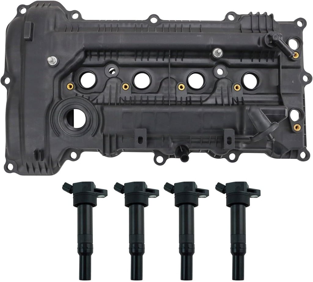 TRQ Ignition Coil Kit 4 Piece Compatible with 2014-2016 Kia Forte