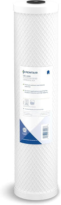 Pentair Pentek CBC-20BB Big Blue Carbon Water Filter, 20-Inch, Whole House Carbon Block Replacement Cartridge with Bonded Powdered Activated Carbon (PAC) Filter, 20' x 4.5', 0.5 Micron