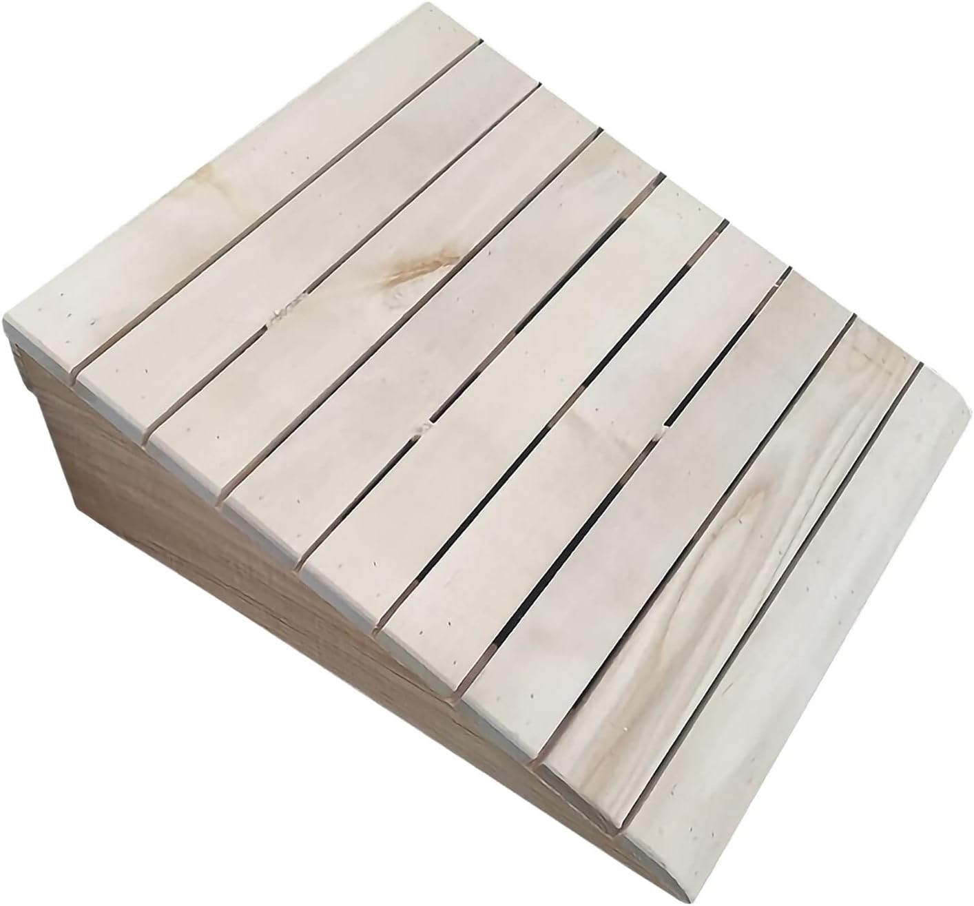 Portable Mobile Wooden Threshold Ramp 2' 3' 4' 5' 6' Rise, Wood Anti-Slip Surface Ramps for Home/Garden Step, Wheelchairs Walkers Transition Ramp (Size : 38.8x35x14cm/15.2x13.8x5.5in)