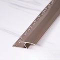 Carpet to Wood Floor Transition Strip - Metal Z Molding Doorway Threshold Edging Trim for Tile and Hardwood Flooring - Cuttable Design for Easy Installation
