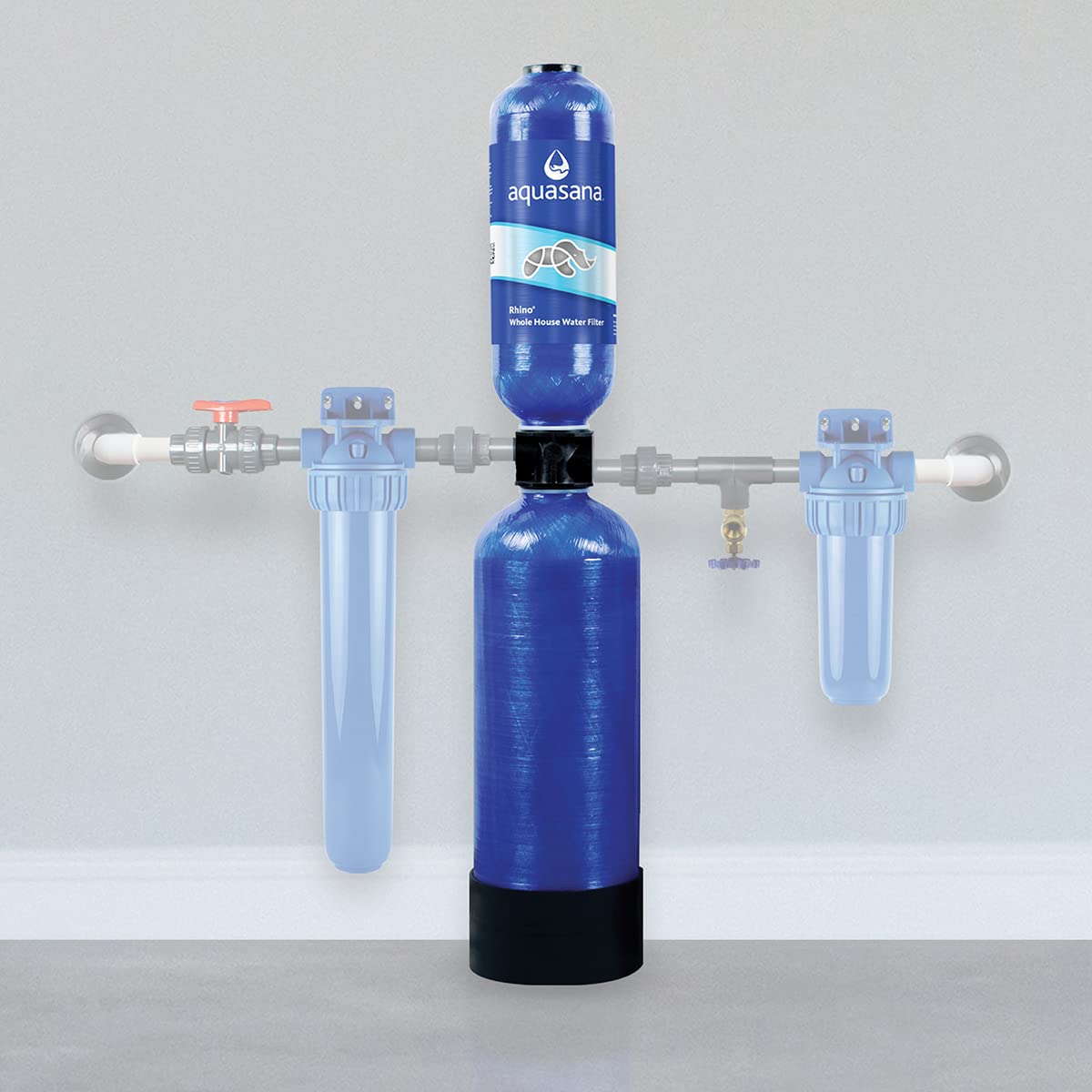 Aquasana Rhino Whole House Filter Replacement Tank for Rhino Chlorine - 1,000,000 Gallons - Carbon & KDF Filtration - Reduces 97% of Chlorine - WH-1000R