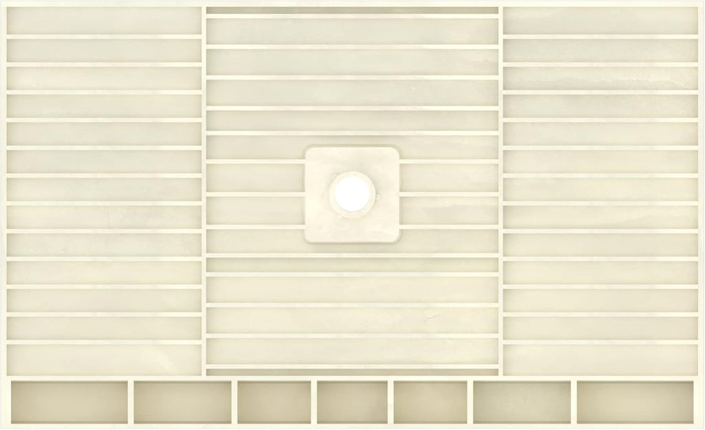 Tile Redi USAP3648C-SCSQMVZ Redi Base Shower Pan, 48' W x 36' D with Flashing, Matte Black