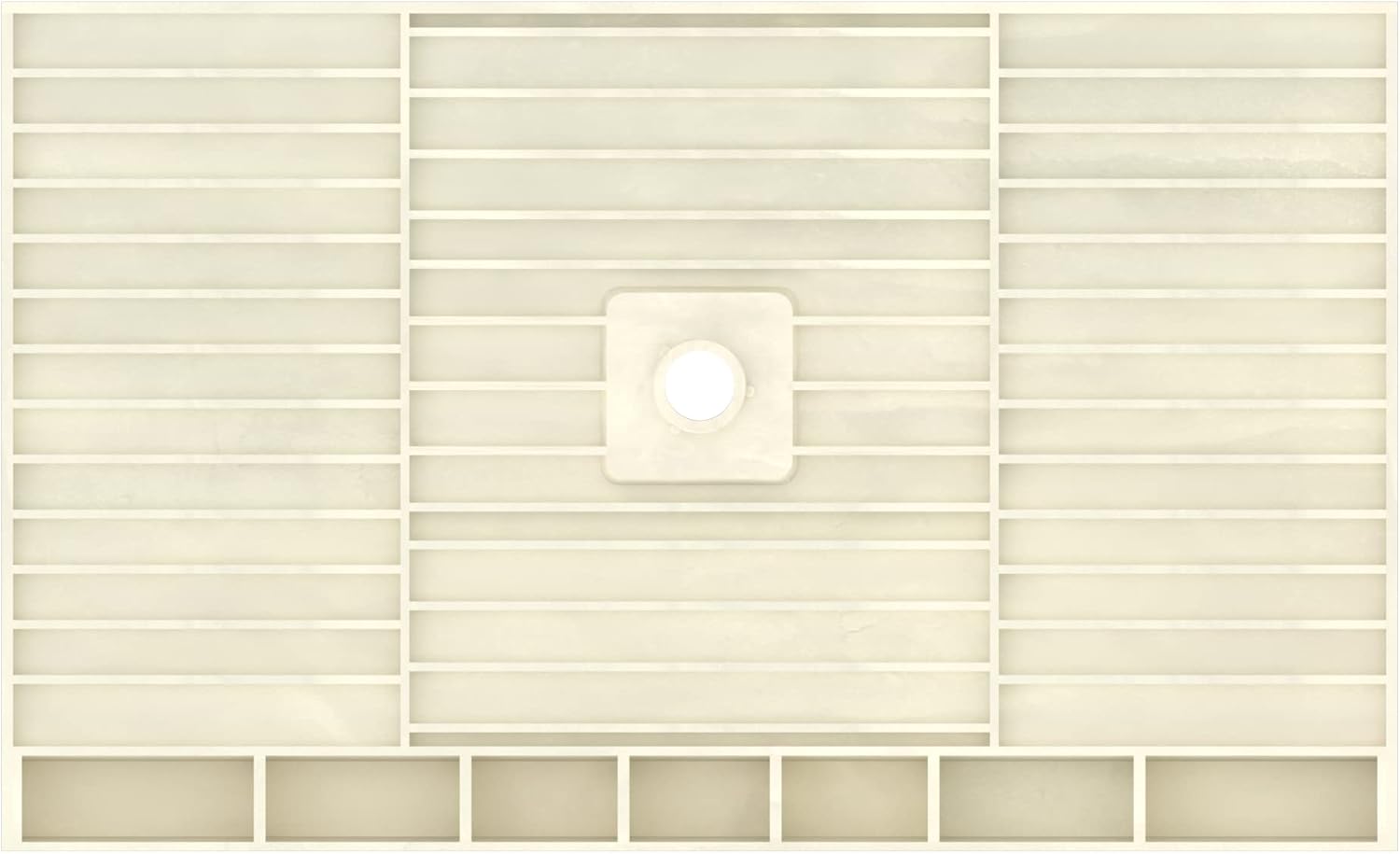 Tile Redi USAP3648C-SCSQMVZ Redi Base Shower Pan, 48' W x 36' D with Flashing, Matte Black