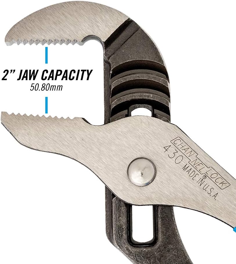 CHANNELLOCK GS-50 5pc Pliers Set | Made in USA | Forged High Carbon Steel | Includes Tongue & Groove, Linemen's, Long Nose and Cutting Pliers