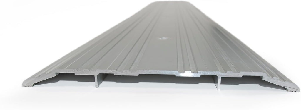 Aluminum Thresholds 7 Inch - Residential/Commercial use Saddle/Handicap Easy Installing and Accessible/Fire Proof Rated (48', Silver)