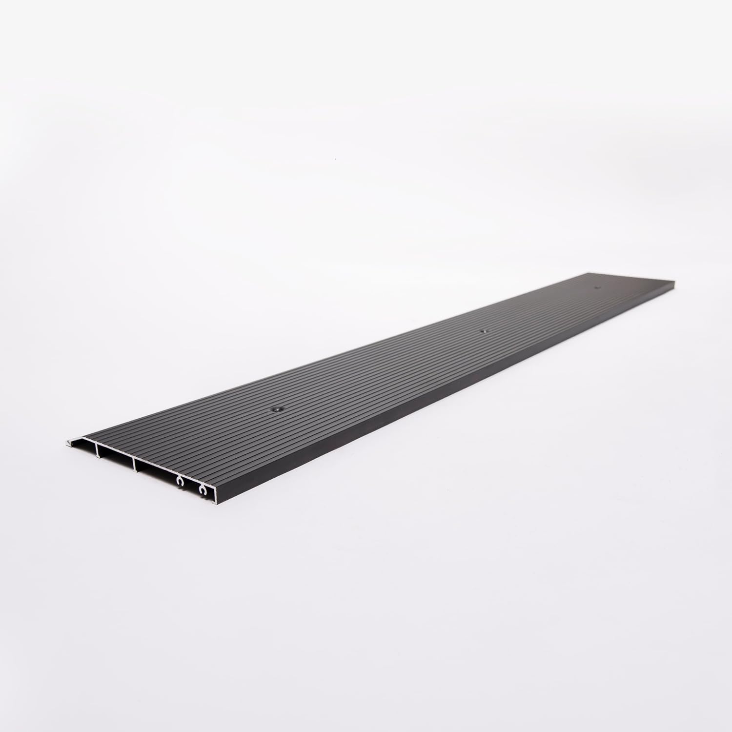 ADA Tile Saddle Threshold Aluminum ADA Compliant Door Saddle for Tile Floors – 1/2' Height – 5-1/2' or 6-1/2' Wide – Prehung Ready, Top Screw Holes Commercial-Residential (48'x 6 1/2')