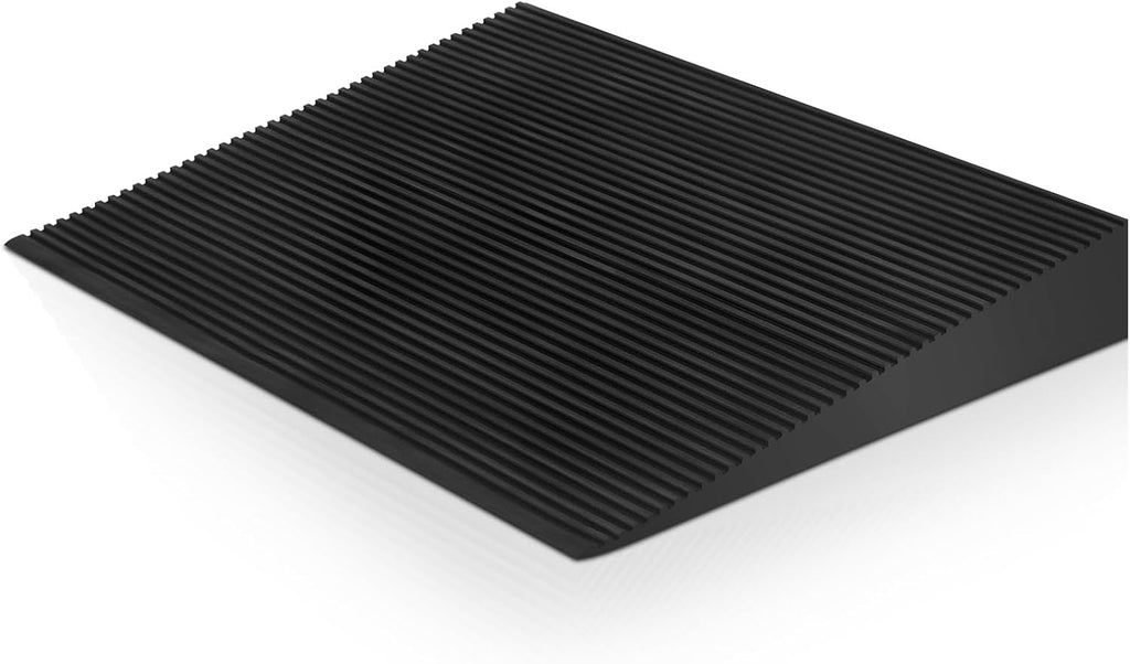 4' Rise Lightweight EVA Threshold Ramp for Wheelchairs, Walking, Scooter, 36' L x 24' W Driveway Curb Handicap Ramp with Non-Slip Surface for Doorways Home Bathroom, 800 lb Load Capacity