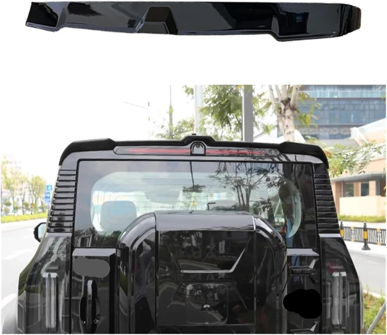 Compatible For Chery Jetour Traveler T2 2023 2024 Rear Roof Trunk Lid Car Spoiler Tail Wings ABS Material Tuning Exterior Accessories Parts(Glossy Black)