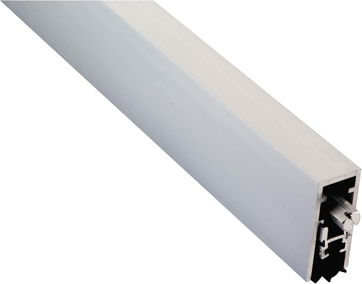 Pemko 4301-CRL Automatic Door Bottom, Clear Aluminum Surface Mounted with Sponge EPDM Rubber Seal, .75' Drop, 36' Length