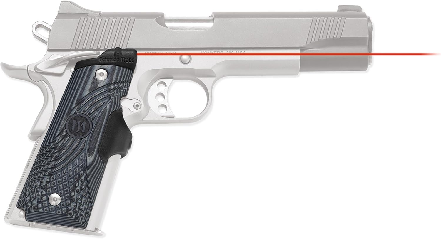 Crimson Trace LG-904 G10 Master Series Lasergrips Laser Sight with Instinctive Activation for 1911 Full-Size Pistols, Defensive Shooting and Competition