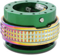 NRG Innovations SRK-210GN/MC Quick Release Kit (Green Body/Neochrome Pyramid Ring)