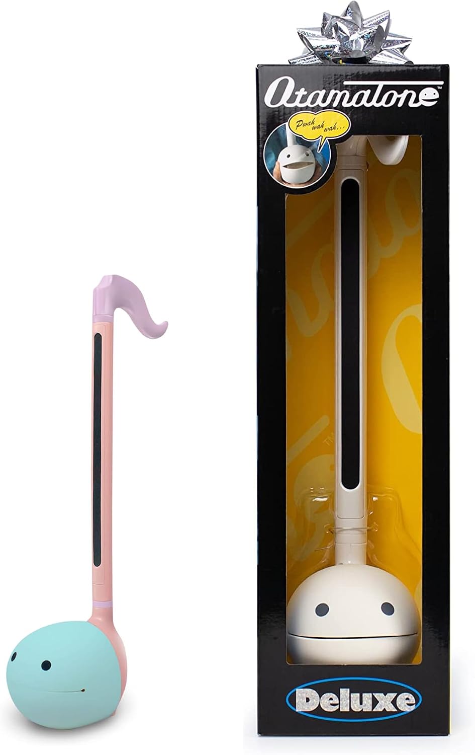 Otamatone Unicorn + White Electronic Musical Instrument Portable Synthesizer Collector's Set Deluxe + Regular 2 Pc Set