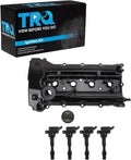 TRQ Ignition Coil Kit 4 Piece Compatible with 2015 Hyundai Sonata 2016 Kia Optima