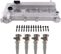 TRQ Ignition Coil Kit 5 Piece Compatible with 2009-2012 Ford Escape 2010-2012 Fusion 2009-2011 Mercury Mariner 2010-2011 Milan