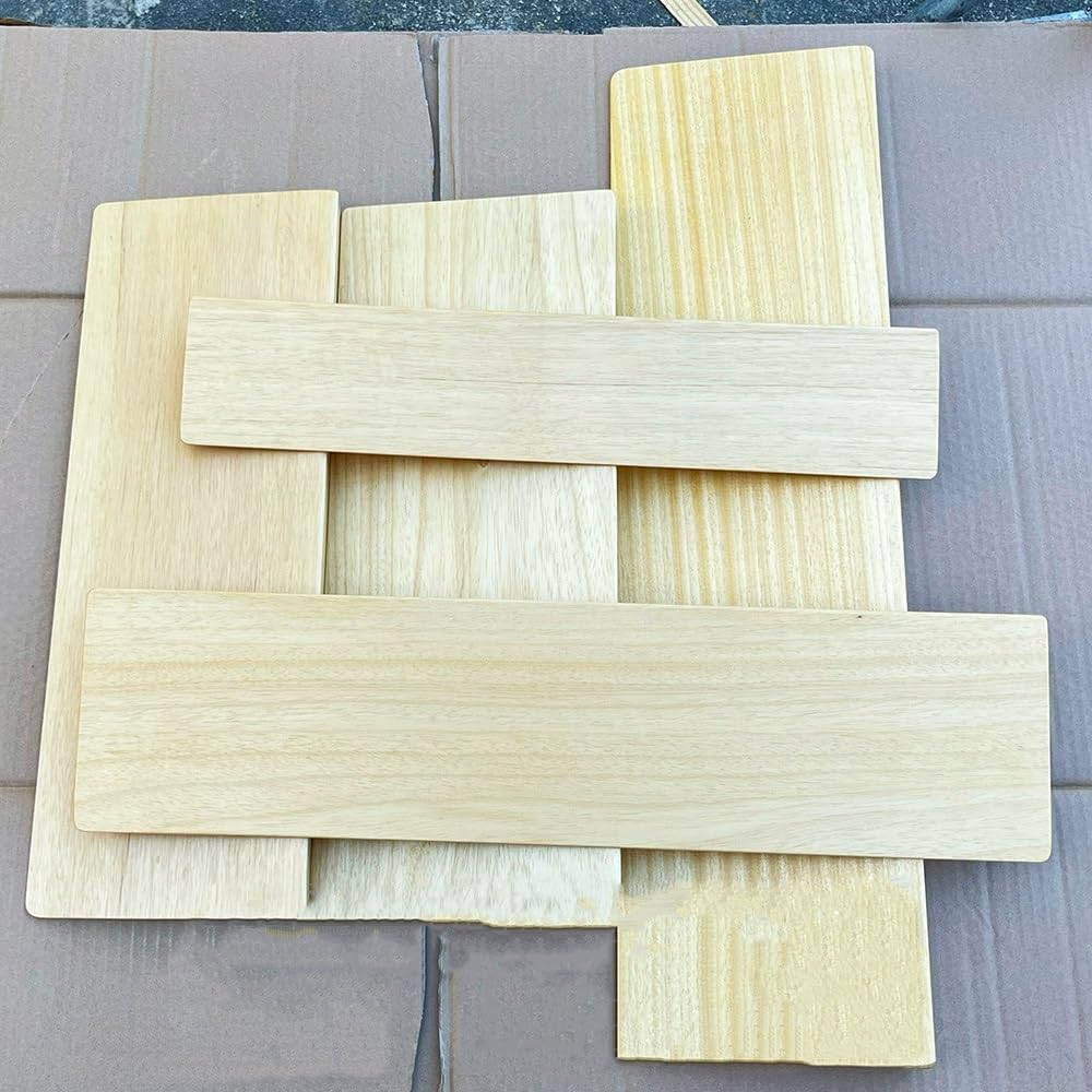 Solid Wood Threshold Ramps 0.4'-2' Rise Curb Ramps Portable Wheelchair Ramp Lightweight Threshold Ramps for Doorways for Home Steps(80x20x4cm/31x8x1.6in)