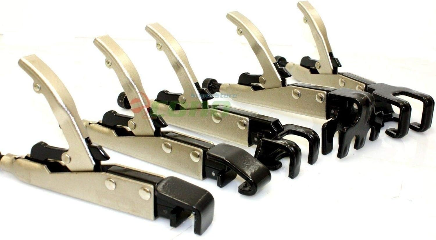 LOT OF 2 5Pc Axial Locking Clamp Auto Fen Welding Grip Pliers Types W L J LL JJ