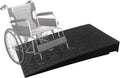 GUENZO Threshold Ramp, Wheelchair Ramp for Driveway Curb Entryway Doorways, 4in/ 5in/ 6in/ 7in /8in Rise Safety Non-Slip Rubber Threshold Transition Ramp, 39in Depth(10cm/4in Rise)