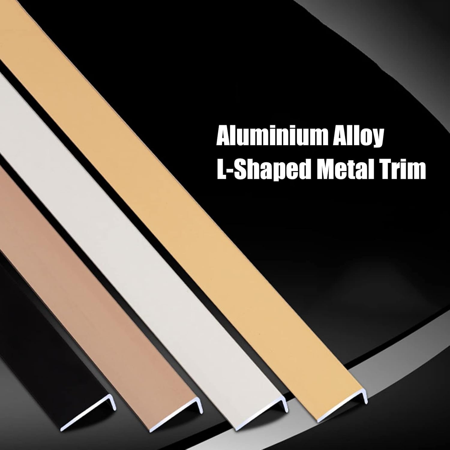 L-Shaped Corner Guard for Floor/Doorway, Aluminum Metal Waterproof Flooring Threshold Transition Strip, Stair Edging Trim Strip (Red Width 28mm(1.1'))