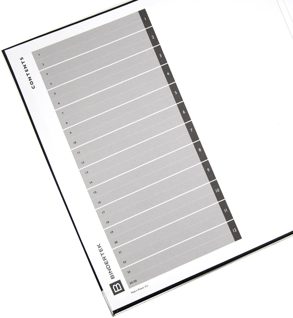 3-Ring Premium Binder & Slip Case Combo, Pack of 7 - Barrister Black, 3' Spine Width, 525 Sheet Capacity, 2' D-Rings, Linen-Textured Covers, Steel Reinforced Edges by Bindertek