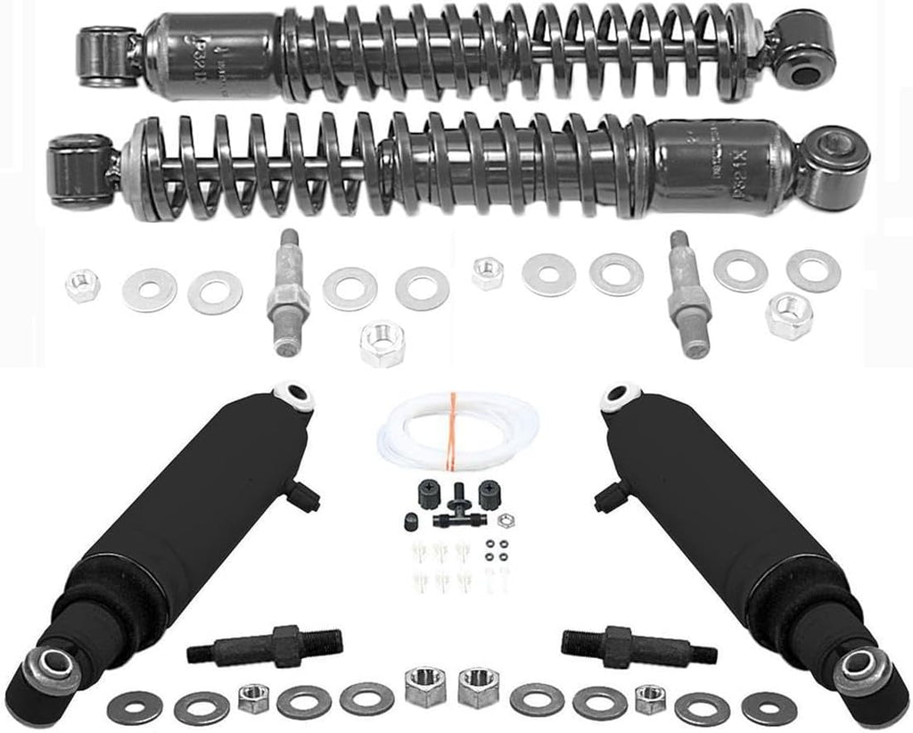 Shock Absorbers - Set of 4 Shocks Front and Rear, Shock Absorber Front and Rear, Load Adjusting Shock Absorber Set Automotive Replacement Shocks Fits Chevrolet C10 Pickup 1973