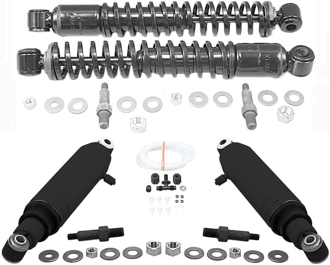 Shock Absorbers - Set of 4 Shocks Front and Rear, Shock Absorber Front and Rear, Load Adjusting Shock Absorber Set Automotive Replacement Shocks Fits Chevrolet C10 Pickup 1973