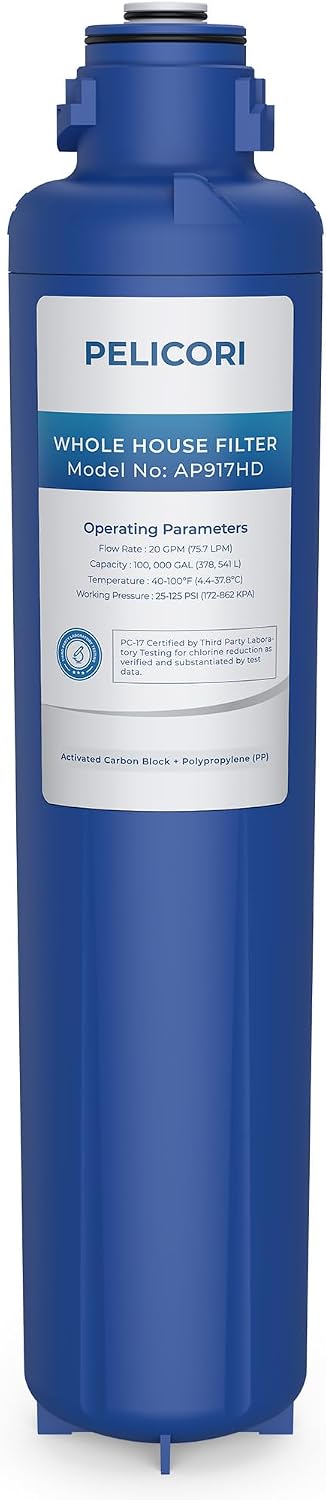 AP917HD Water Filter, AP917HD Water Filter, Compatible with Aqua-Pure® AP917HD Whole House Sediment/CTO Replacement Filter For 3M® Aqua-Pure® AP900 Series AP903 System (1 Pack)