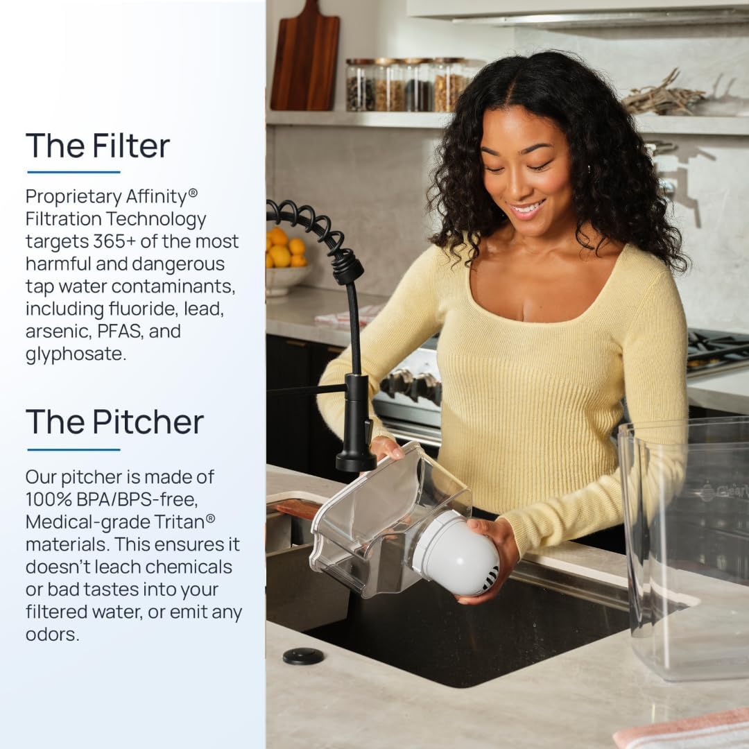 Clearly Filtered 3 Pack Water Pitcher Replacement Filters (3 Pack)