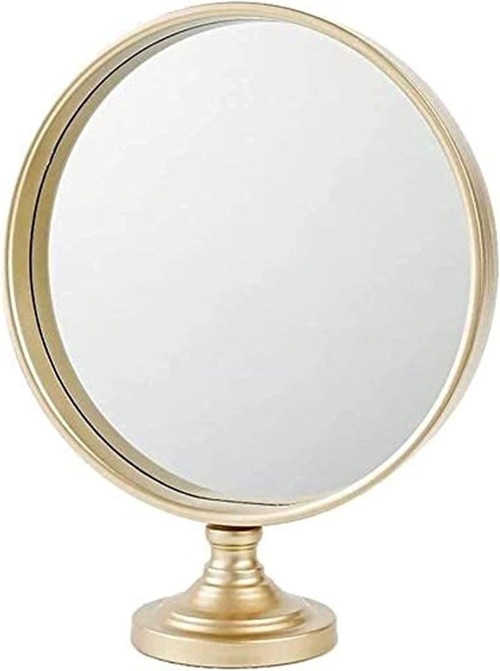 Makeup Mirror, Small Mirror Dressing Mirror, Table Mirrors with Stand, HD Round Simple European Style Finishing Suit for Bathroom Or Bedroom Table Top Beauty Mirror Makeup Mirror