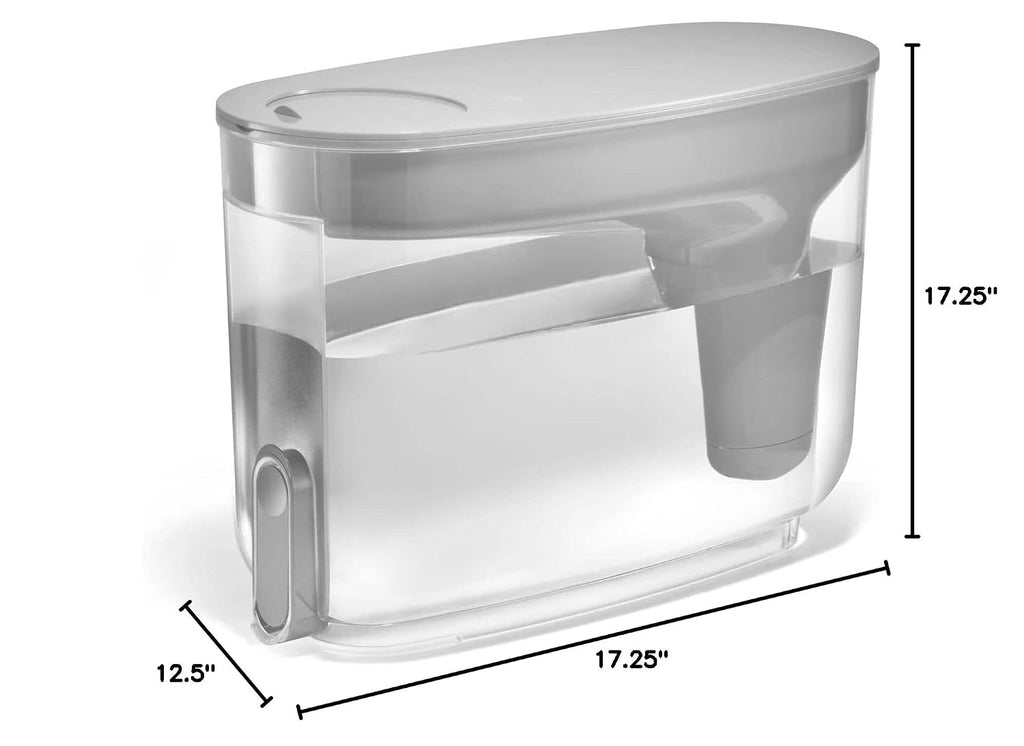 LifeStraw Home — Water Filter Dispenser, 18-Cup, Pebble (Pack of 2)