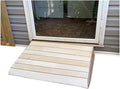 Threshold Ramp, 2-6' Rise Wheelchair Ramp Doorway, Home Front Door Entry Ramps, Wooden Non-Slip Surface Curb Ramp for Wheelchair Scooter Walkers Car Motorcycle ( Size : 13.3x11.8x5.1in/33.8x30x13cm )
