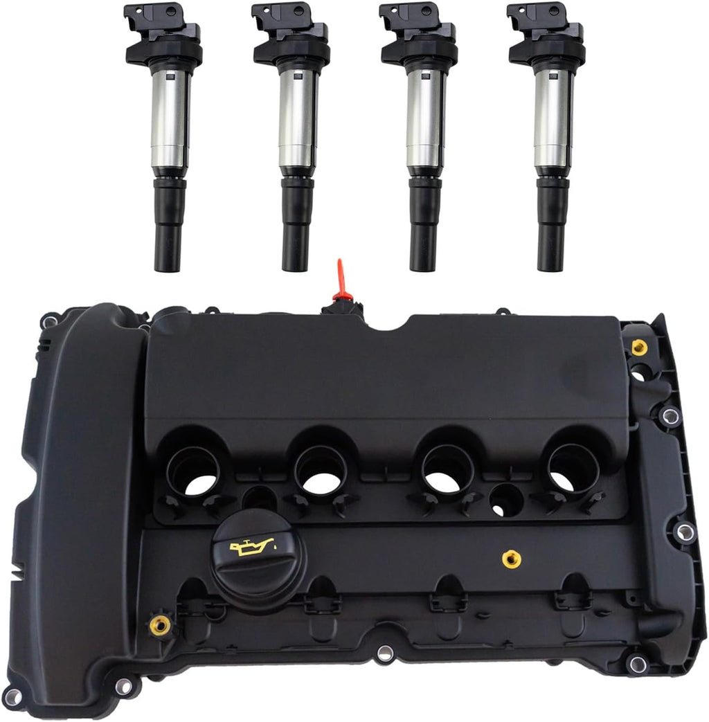 TRQ Ignition Coil Kit 4 Piece Compatible with 2007-2012 Mini Cooper