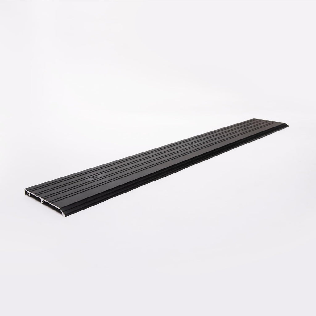 ADA Tile Saddle Threshold Aluminum ADA Compliant Door Saddle for Tile Floors – 1/2' Height – 5-1/2' or 6-1/2' Wide – Prehung Ready, Top Screw Holes Commercial-Residential (48'x 5 1/2')