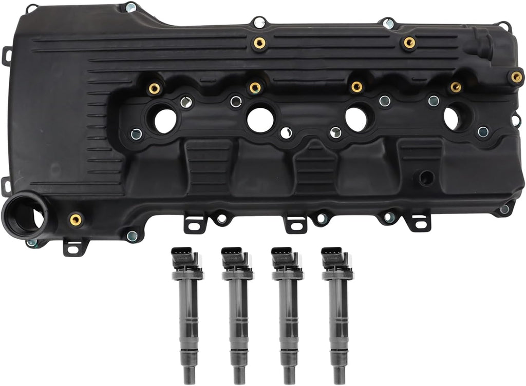 TRQ Ignition Coil Kit 5 Piece Compatible with 2010 Toyota 4Runner 2005-2015 Tacoma