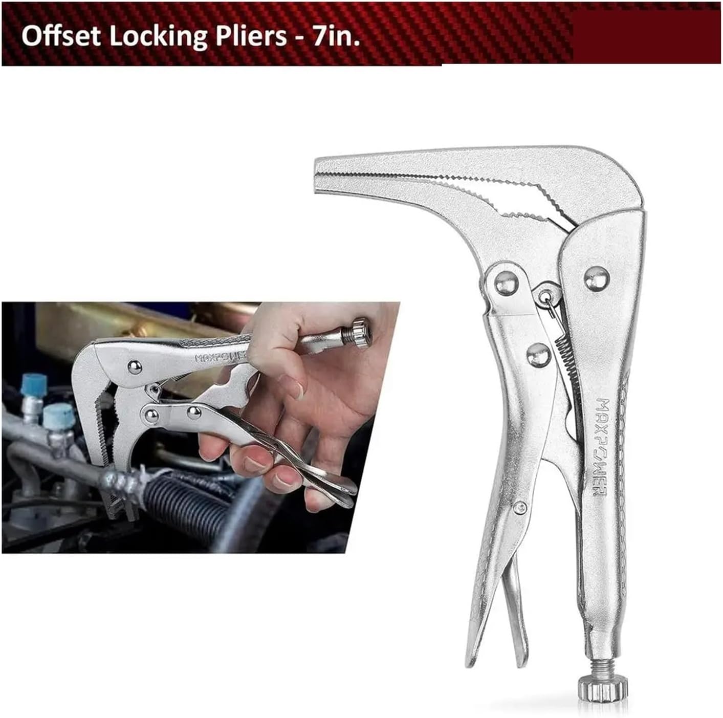 Tube Expander, 15-Piece Clamp Pliers Set with Tool Bag Long Nose Curved J Straight J Pinch Off Sheet Metal U-Shaped Gripping Locking Clamps
