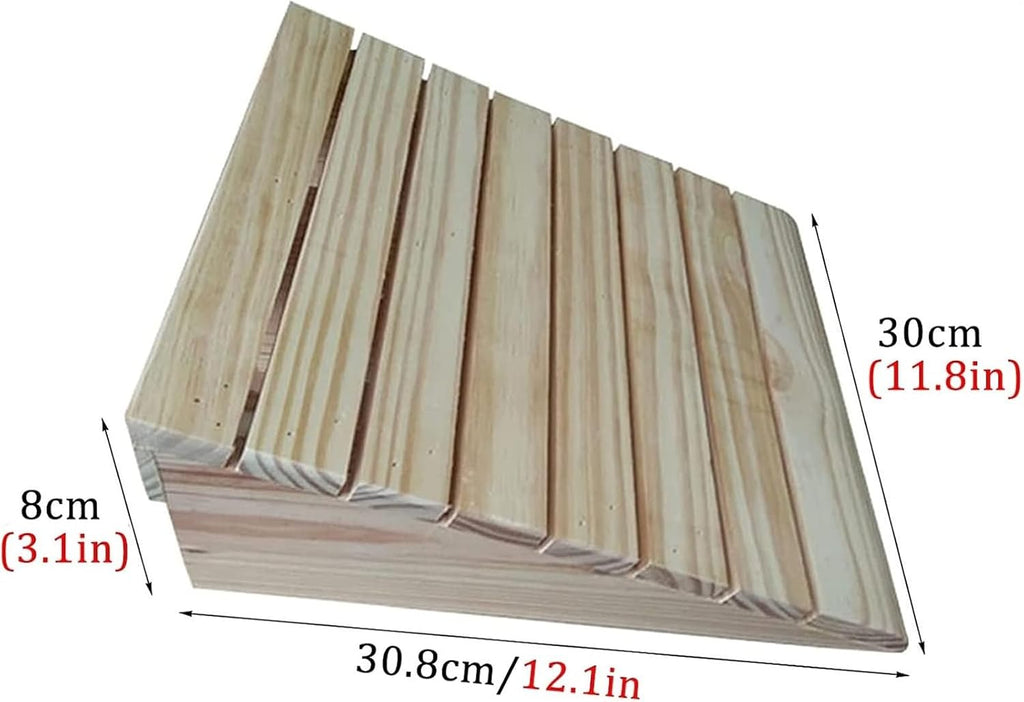 Ramps Threshold Ramp, 3' 4' 5' 6' 7' Rise Wooden Threshold Ramps for Doorways, Non-Slip Entry Ramp for Home/Garden Step/Sheds Doors, for Wheelchairs Walkers