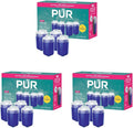 PUR Plus Faucet Mount Replacement Filter, Genuine PUR Water Filter for Sink Faucet, 3-in-1 Mineral Filtration, Lead Reducing, 1-Year Value, Blue (RF99994), 4 Count (Pack of 3)