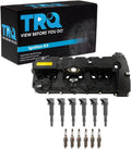 TRQ Ignition Kit Ignition Coil Spark Plugs Valve Cover Compatible with 2010-2013 BMW 128i 328i 328i xDrive 2010-2011 528i 2010 528i xDrive 2010-2012 X3 X5 Z4