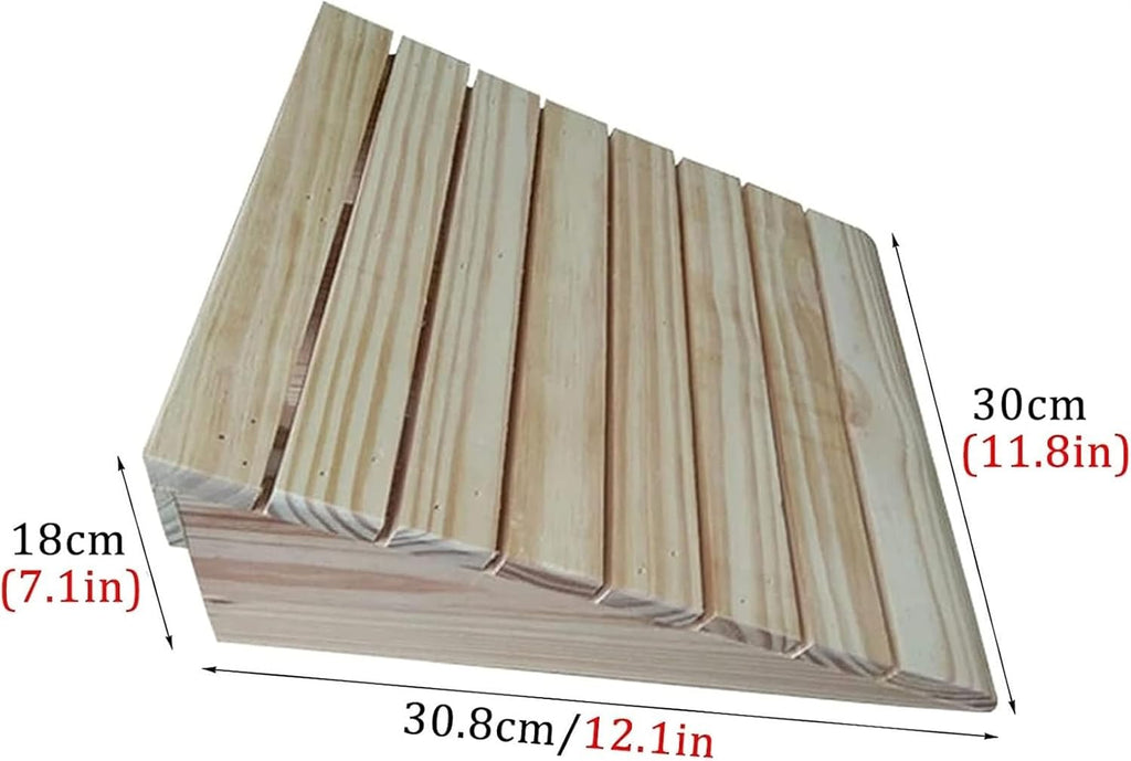 Ramps Threshold Ramp, 3' 4' 5' 6' 7' Rise Wooden Threshold Ramps for Doorways, Non-Slip Entry Ramp for Home/Garden Step/Sheds Doors, for Wheelchairs Walkers