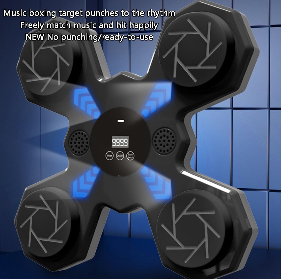 New Smart Music Boxing Machine Smart Wall Boxing Equipment Intelligent Electronic Striking Equipment for Agility Training Target for Home Office and Home Office