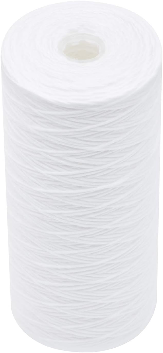 Pentair Pentek WP.5BB97P Big Blue Sediment Water Filter, 10-Inch, Whole House Polypropylene String-Wound Filter Cartridge, 10' x 4.5', 0.5 Micron 1 Count (Pack of 8)
