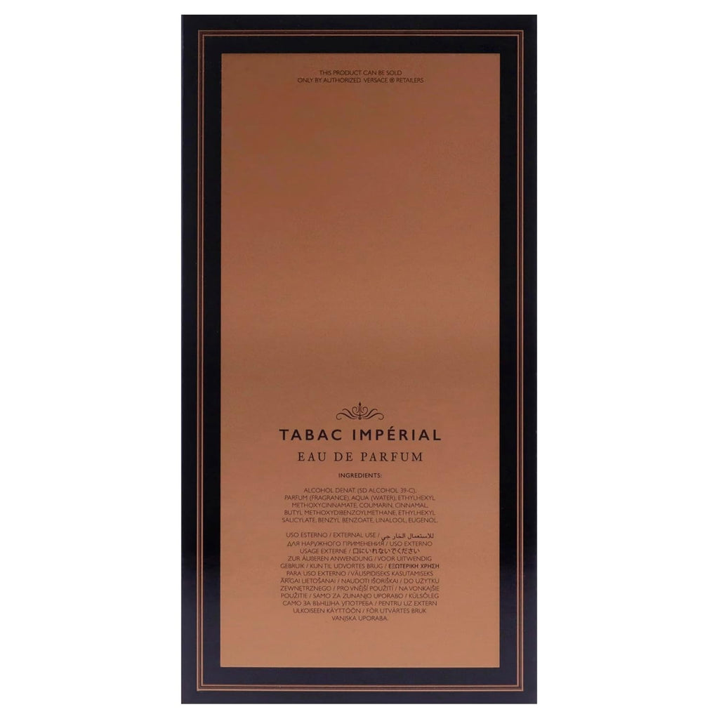 Versace Atelier Tabac Imperial for Men - 3.4 oz EDP Spray