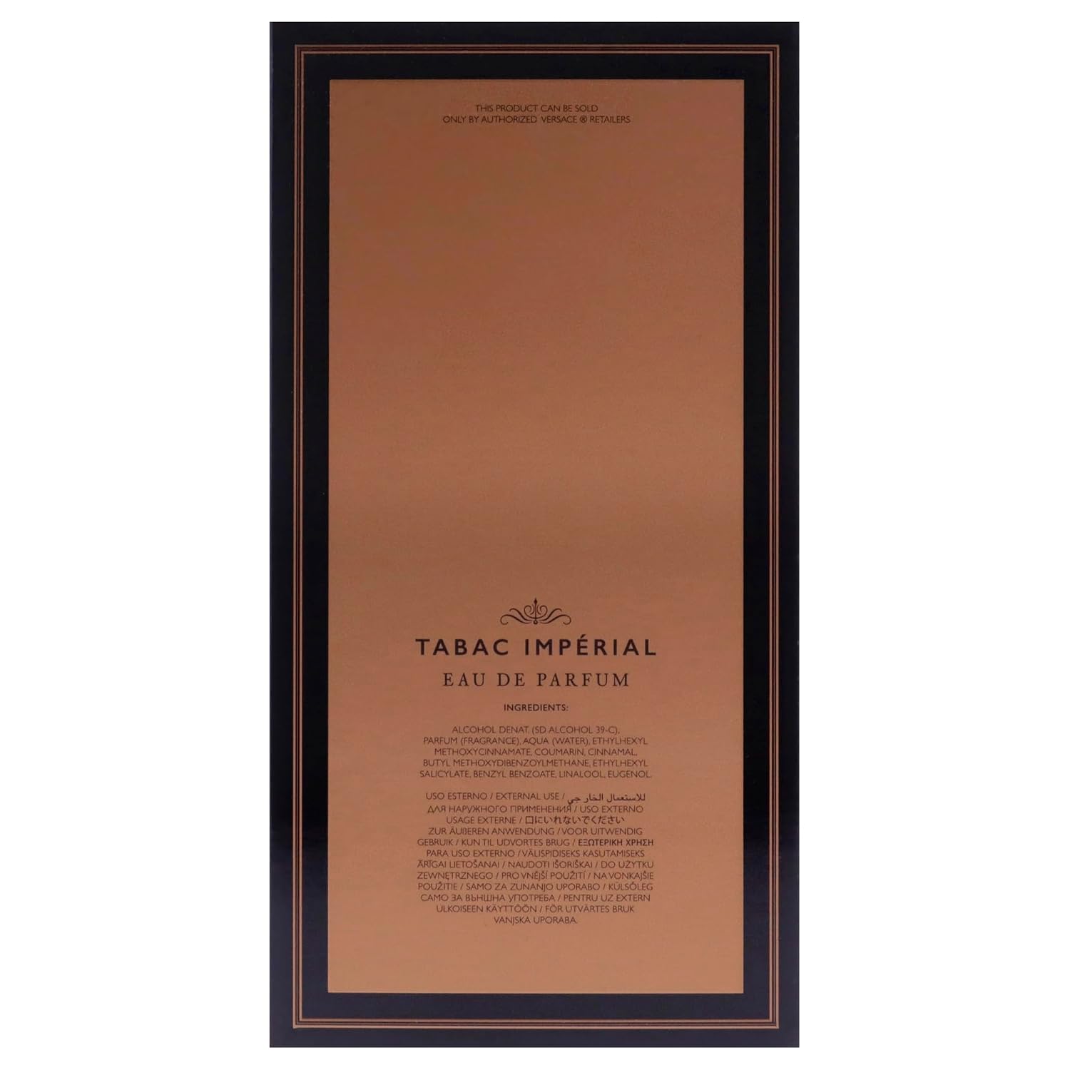 Versace Atelier Tabac Imperial for Men - 3.4 oz EDP Spray