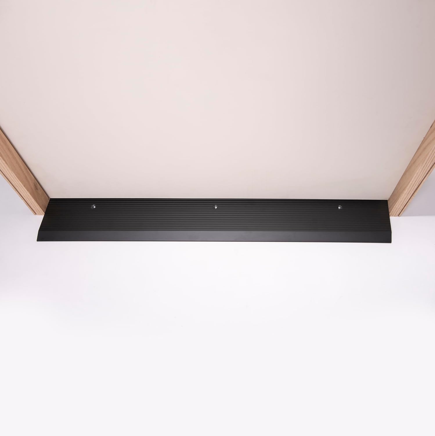 ADA Tile Saddle Threshold Aluminum ADA Compliant Door Saddle for Tile Floors – 1/2' Height – 5-1/2' or 6-1/2' Wide – Prehung Ready, Top Screw Holes Commercial-Residential (48'x 6 1/2')