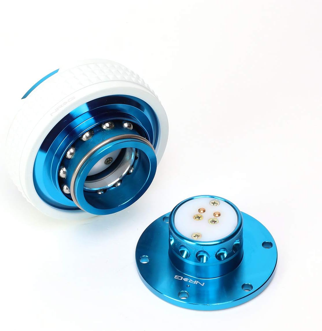 NRG Innovations SRK-210NB/GL Quick Release Kit (New Blue Body / Glow in the Dark Pyramid Ring)