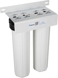 Home Master HMF2SmgCC Whole House Water Filter, 4-layer sediment filter 25 to 1 micron, Powerful Up-Flow KDF85 & Catalytic Carbon 10gpm, 1' NPT ports, Patented heavy steel bracket fits 16' wall studs